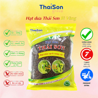 Hạt Dưa Thái Sơn không nhuộm màu rang củi ngon đặc biệt bì vàng 500g HD0.5MV