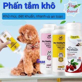 Phấn tắm khô khử mùi chống ngứa cho Chó Mèo