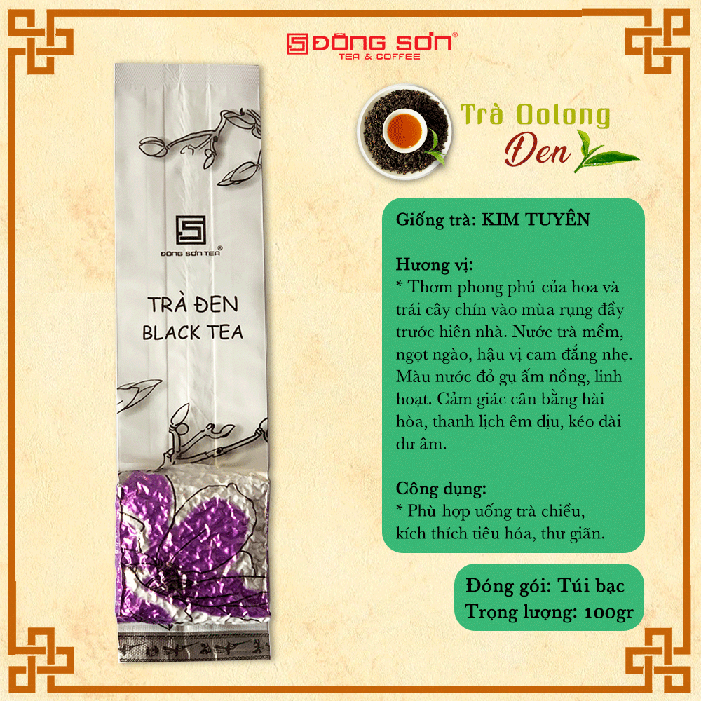 TRÀ Ô LONG [ ĐEN ] 100gr/gọi - Đông Sơn