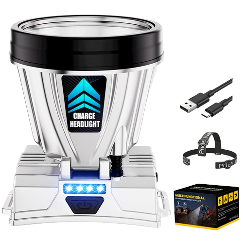 🔥FREESHIP🔥 Đèn Pin Đội Đầu LED Siêu Sáng Chiếu Sáng Chuyên Dụng Cho Chạy Bộ / Cắm Trại