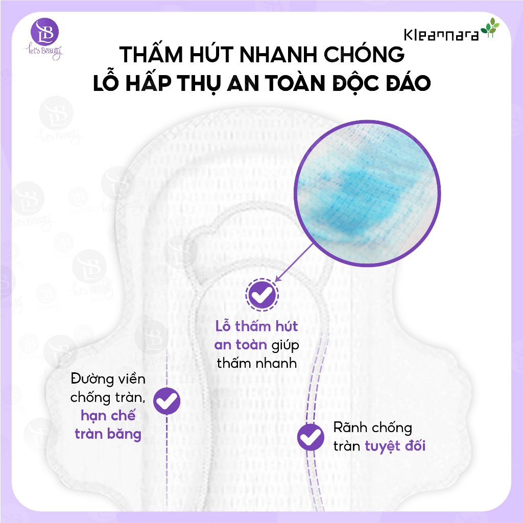 Combo 3 gói băng vệ sinh Kleannara Soonsoohan Hàn Quốc siêu mỏng ban ngày