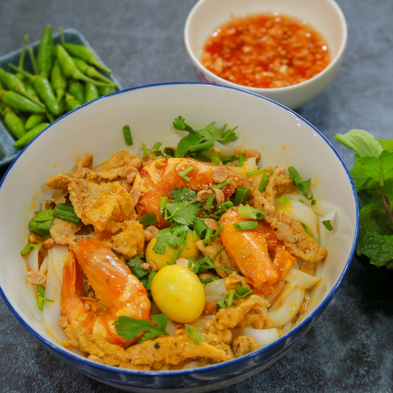 Gói gia vị hoàn chỉnh nấu MỲ QUẢNG 65g từ Gia Vị Trân Châu | Gia vị nấu ăn tiện dụng cho mọi bữa cơm gia đình.