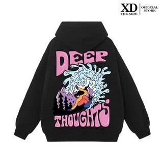 Áo Hoodie nỉ The Xide in hình LƯỚT SÓNG form unisex nam nữ chất nỉ bông dày dặn CĐ1
