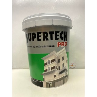 Sơn nước TOA Supertech nội thất siêu trắng White 100_18L