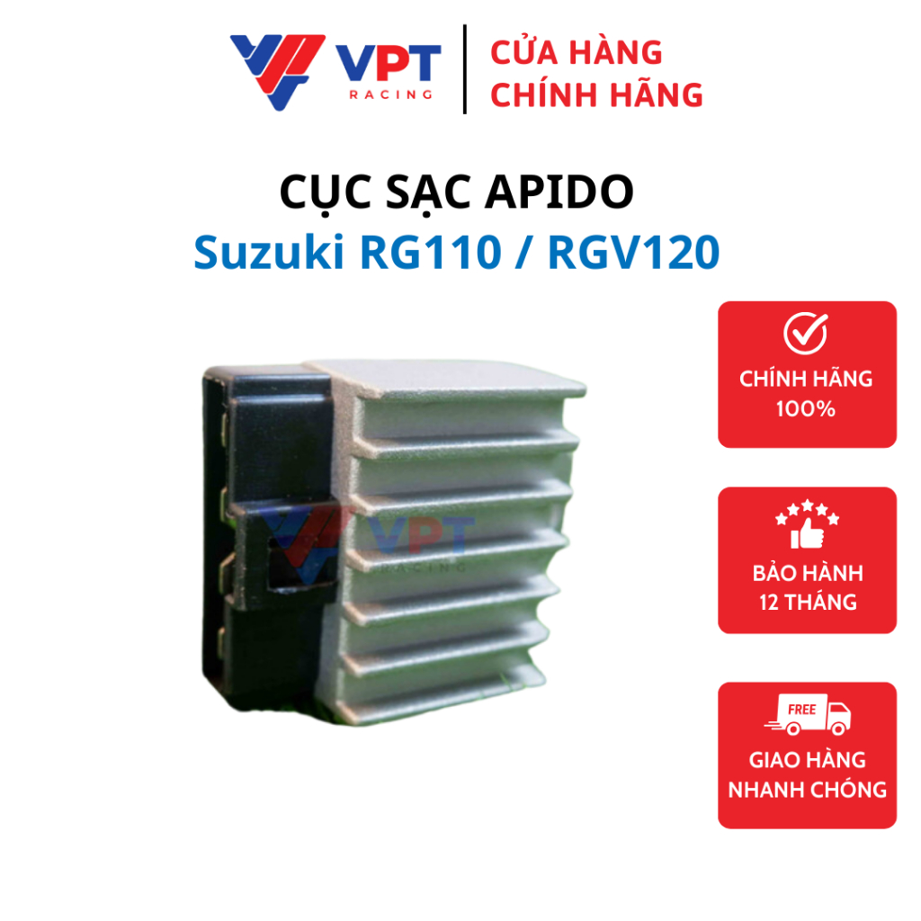 Cục sạc APIDO cho xe Suzuki RG110 / RGV120