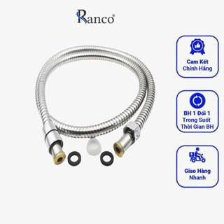 Dây vòi xịt vệ sinh cấp nước sịt đít RANCO inox 304 cao cấp lõi đồng dài 1m2 sang trọng - D231