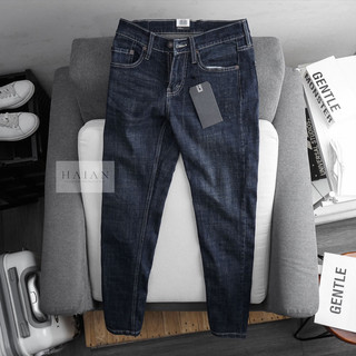 Quần jean nam 511 ống đứng hàng cao cấp jean co giản quần bò xanh đậm