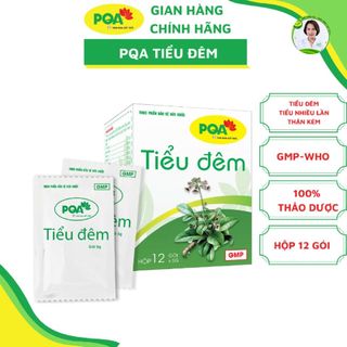PQA Tiểu Đêm dùng cho người tiểu đêm nhiều lần, thận hư, đau lưng, yếu sinh lý. Hộp 12 gói PQA