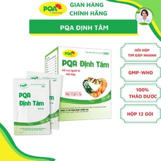 Định Tâm PQA Rối Loạn Nhịp Tim, Hay Quên, Đánh Trống Ngực,Hồi Hộp Tim Đập Nhanh, Mất Ngủ, Ngủ mê