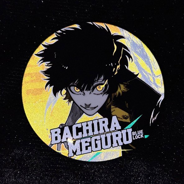 Huy hiệu BLUE LOCK ver MẮT TÓE LỬA in hình manga anime chibi quà tặng xinh xắn độc đáo ghim cài áo cặp sách