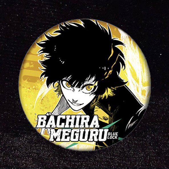 Huy hiệu BLUE LOCK ver MẮT TÓE LỬA in hình manga anime chibi quà tặng xinh xắn độc đáo ghim cài áo cặp sách