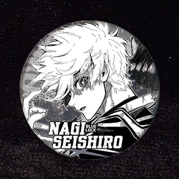 Huy hiệu BLUE LOCK ver MẮT TÓE LỬA in hình manga anime chibi quà tặng xinh xắn độc đáo ghim cài áo cặp sách