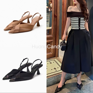 Giày zr nâu mũi nhọn fullbox