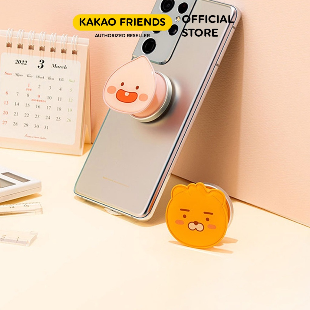 Miếng Dán Đỡ Điện Thoại Kakao Friends Little Ryan & Apeach