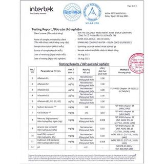 Nước dừa có gas 330ml