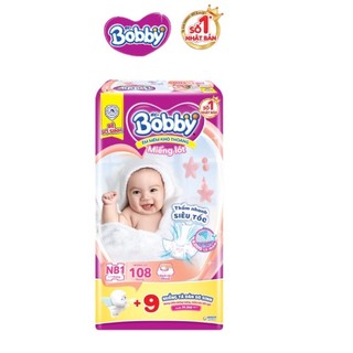 Miếng lót sơ sinh Bobby Newborn 1 108 miếng - Newborn 1 64 miếng