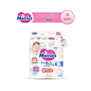 Tã dán / quần Merries size Newborn, S, M, L