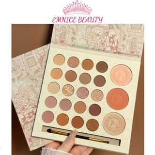 Bảng phấn mắt ErshiQi, phấn mắt 23 ô nội địa trung bảng mắt tông cam đất C8 - Emnice beauty