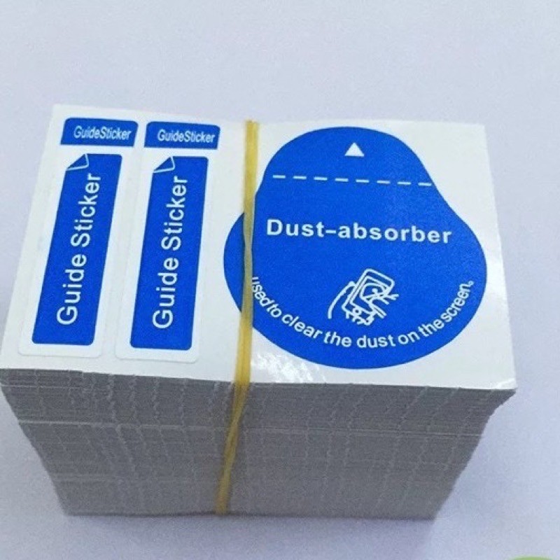 Miếng Giấy Lấy Bụi - Hỗ Trợ Dán Cường Lực ( 100 miếng- 200 miếng- 500 miếng)