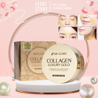Mặt nạ mắt Collagen 3W Clinic Luxury Gold Hàn Quốc giúp cải thiện nếp ngăn 60 miếng