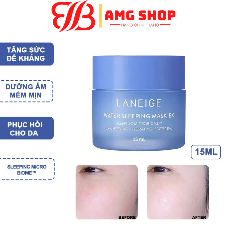 Mặt Nạ Ngủ Môi Laneige Màu Xanh Mặt Nạ Ngủ Môi Dưỡng Ẩm