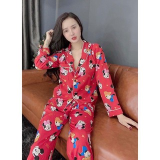 Đồ bộ pizama tay dài