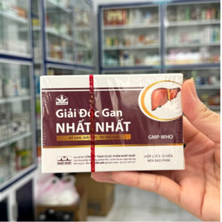 Giải độc gan Nhất Nhất hỗ trợ bổ gan, giải độc, tái tạo gan (2 vỉ x 10 viên)