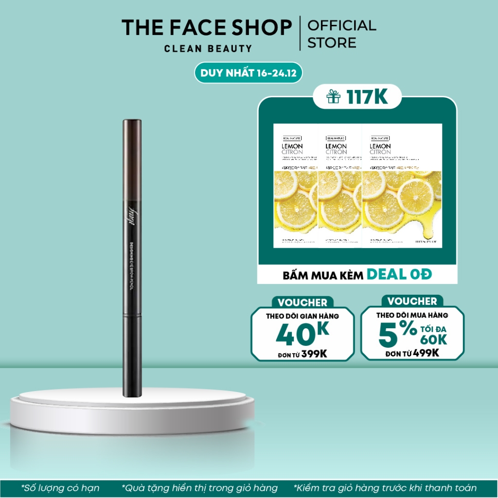 Chì Chân Mày TheFaceShop Designing Eyebrow Pencil 0.3G