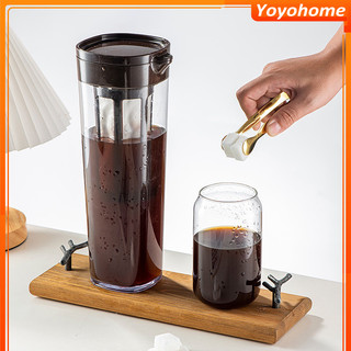 Bình pha cafe cold brew nhựa nguyên sinh abs 1.1l