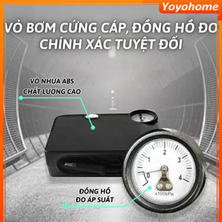 Bơm lốp ô tô 12v siêu mạnh nội địa Nhật Bản bơm xe máy xe đạp xe hơi từ 4-16 chỗ, Máy nén khi bơm lốp ô tô mini