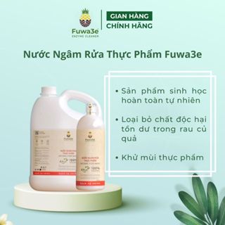  Nước ngâm rau củ quả Fuwa3e organic sinh học làm sạch thực phẩm 100% Enzyme từ dứa 