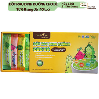 Combo bột rau củ ăn dặm cho bé Dalahouse