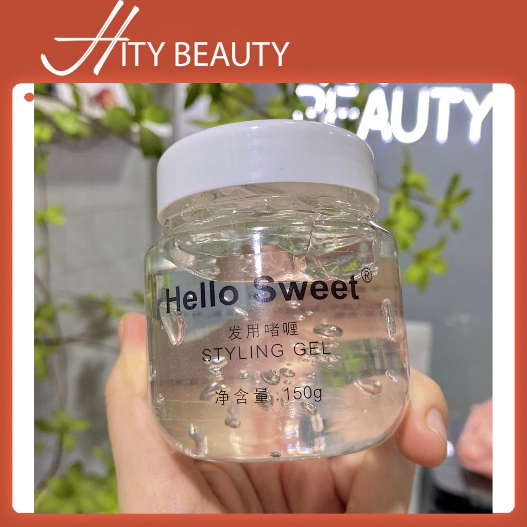 Sáp vuốt tóc, gel tạo kiểu tóc Hello Sweet chuyên nghiệp dành cho makeup cá nhân chuyên nghiệp, keo vuốt tóc Hity Beauty