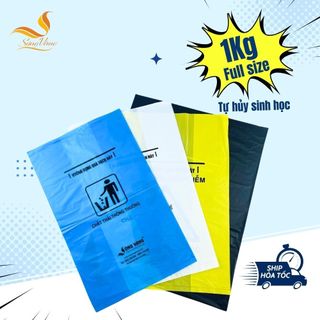 Túi đựng rác y tế Sóng Vàng không quai đủ size, đủ màu 1kg