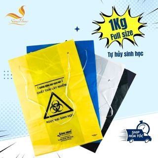 Túi đựng rác y tế bệnh viện có dây rút [1kg]