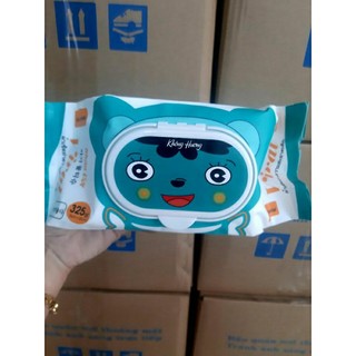 Khăn ướt viral 325gr không mùi khổ giấy lớn