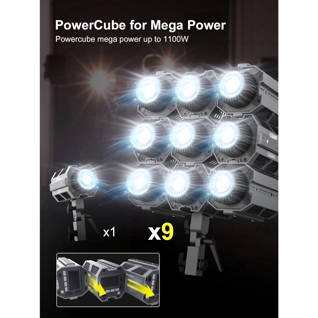 COLBOR CL100XM / CL100X - Đèn Led Quay Phim & Chụp Ảnh Chuyên Nghiệp - Hàng Chính Hãng / Bảo Hành 12 Tháng