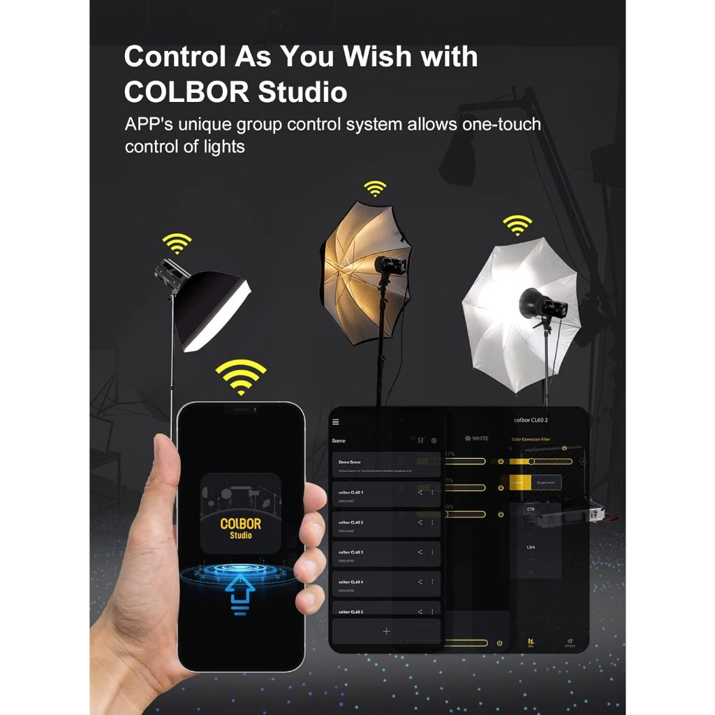 COLBOR CL100XM / CL100X - Đèn Led Quay Phim & Chụp Ảnh Chuyên Nghiệp - Hàng Chính Hãng / Bảo Hành 12 Tháng