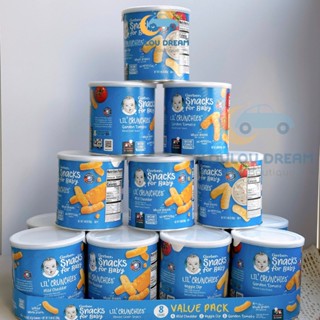 Bánh ăn dặm Gerber lùn Lil' Crunchies cho bé từ 8 tháng tuổi