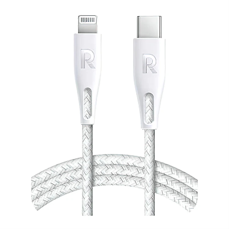 Dây Cáp Sạc Type C To L 20W Chuẩn M-FI C94 Dây Nylon Sêu Bền Dài 2m RAVPower - Hàng Chính Hãng