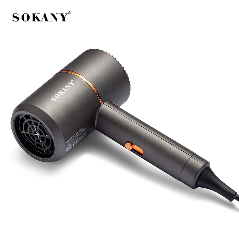 Máy sấy tóc SOKANY 2 cấp độ sấy, sấy ion âm chống làm sơ hỏng tóc công xuất 1200w - bảo hành 12 tháng
