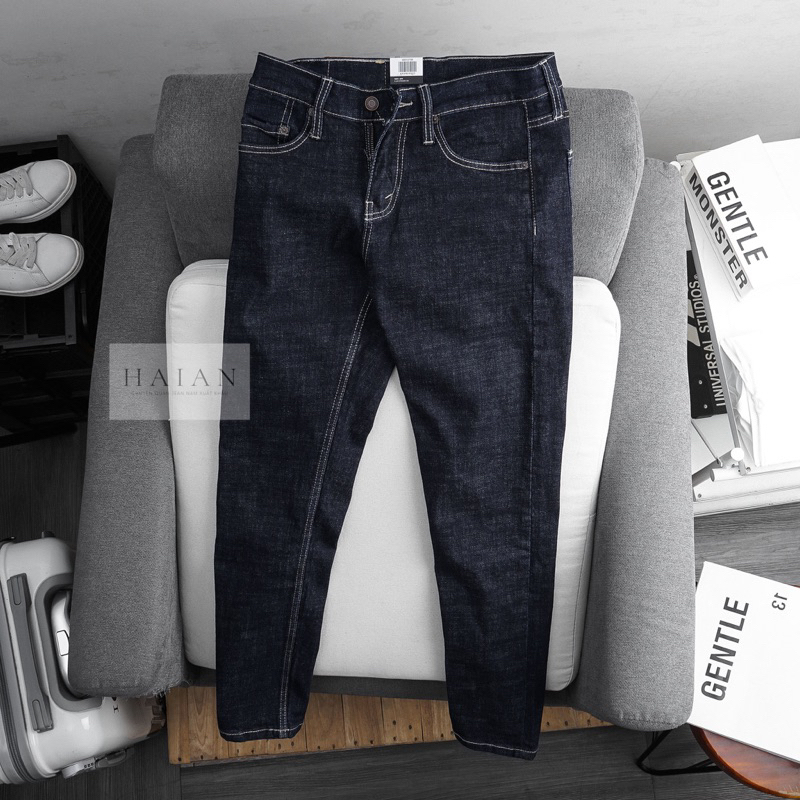Quần Jeans nam XANH JEAN Chất Co Giãn Thoải Mái quần bò nam ống đứng