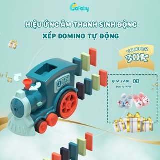 Đồ Chơi Tàu Hoả Xe Lửa Xếp Tự Động Có Đèn Và  Âm Thanh Sinh Động Nhựa Abs An Toàn - 322