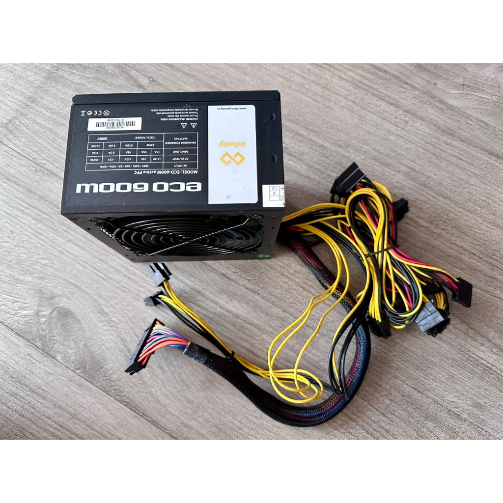 Nguồn Infinity ECO 600W  Cũ