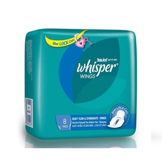 Băng vệ sinh whisper cánh đêm 8 miếng 28cm