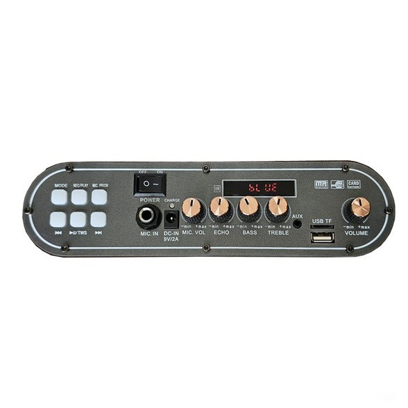 Loa Karaoke Bluetooth xách tay Ladomax HA-8125 Công suất 100W Bluetooth 5.0 2 Bass 8inch Pin 6h Tặng kèm 2 Micro