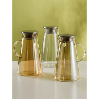 Bình nước thủy tinh trong suốt dung tích 2200ml ​bình nước dung tích lớn 1.800ml tiện dụng