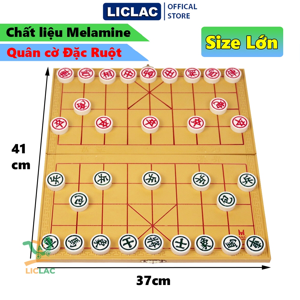 Bộ cờ tướng Liên Hiệp Thành ( Size Lớn ) làm bằng chất liệu Nhựa Melamine Cao Cấp, Đồ chơi giáo dục boardgame Việt Nam