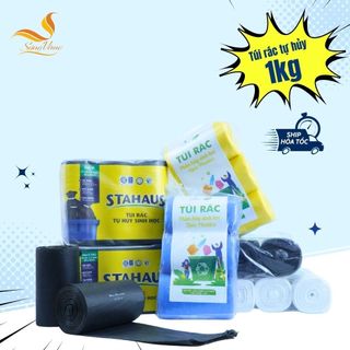 Túi đựng rác tự phân hủy Sóng Vàng [bịch1kg]