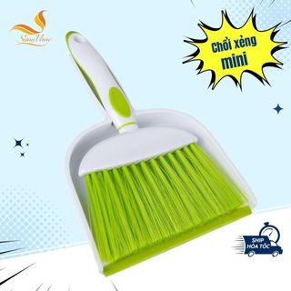 Bộ chổi xẻng mini quét dọn ban thờ, vệ sinh nội thất oto